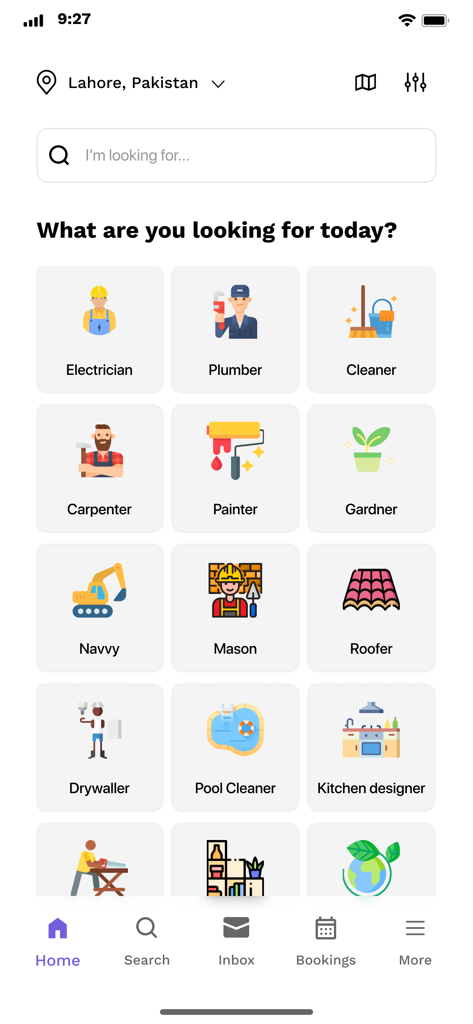 ServiPR mobile app - Service provider profile